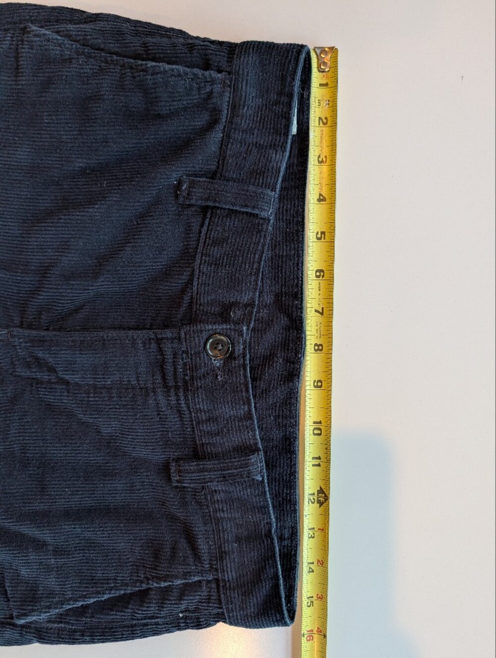 Nudie Jeans Easy Alvin Navy Cord Men's Pants - Picture 7 of 8